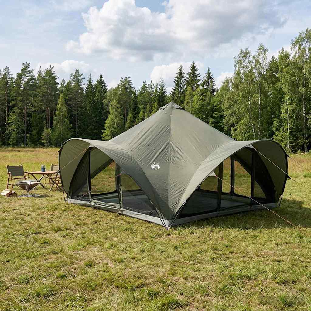 vidaXL Tipi-teltta 18.0 hengelle Armyn vihreä Polyesteri ja teräs