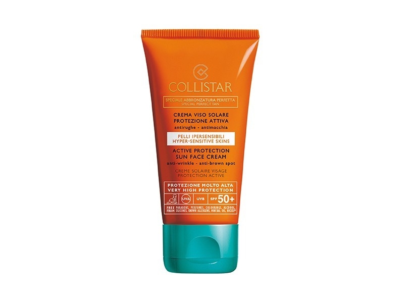 Collistar Speciale Abbronzatura Perfetta Active Protection Sun kasvovoide SPF 50+