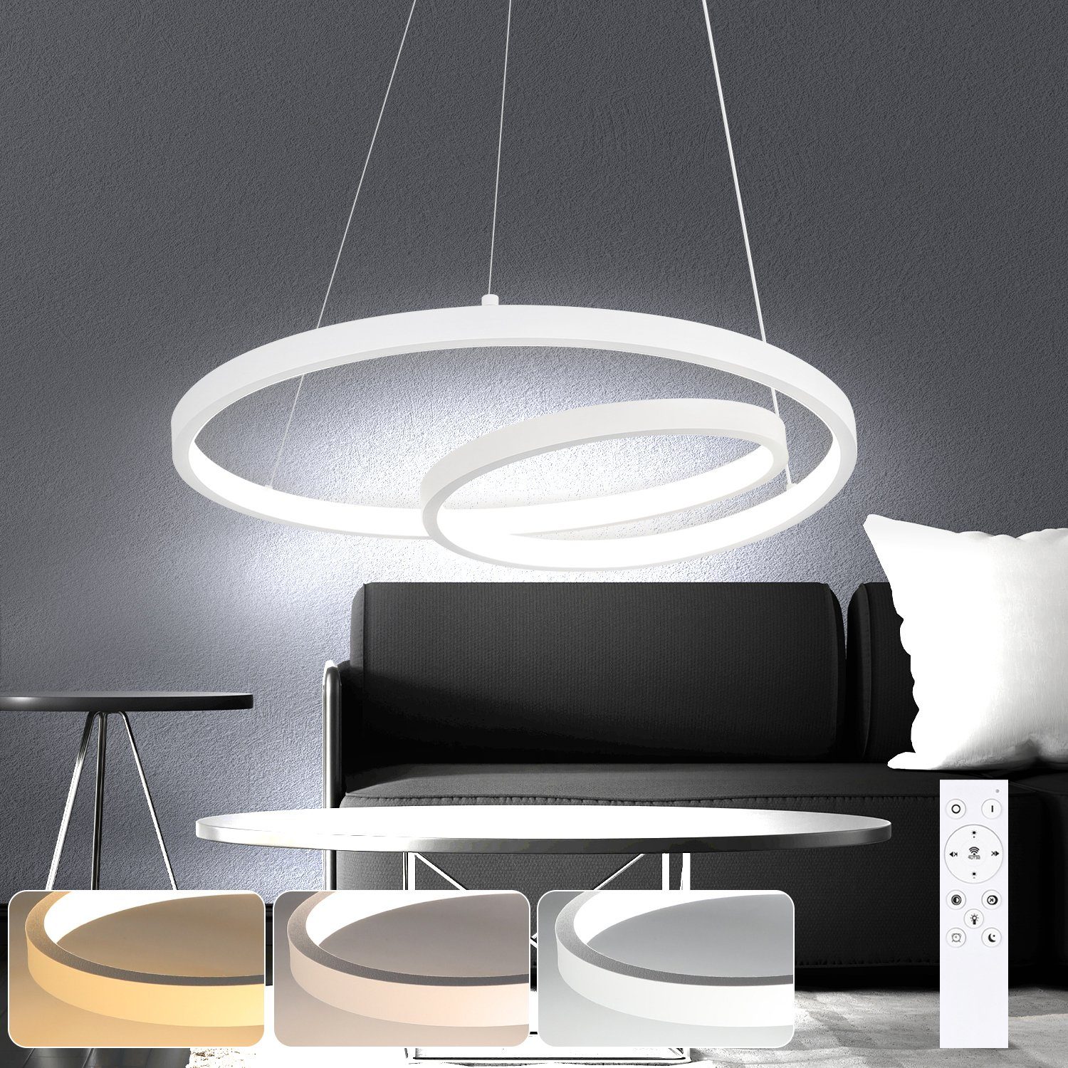 NETTLIFE moderni LED - riippuvalaisin, 40cm himmennettävä