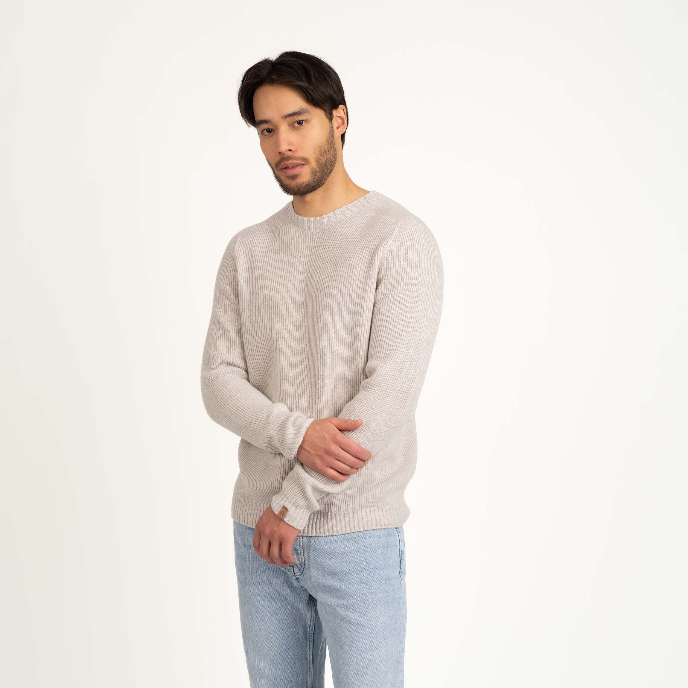 Kaakkuri Miesten Merinovillapaita – Puuronharmaa XXXL
